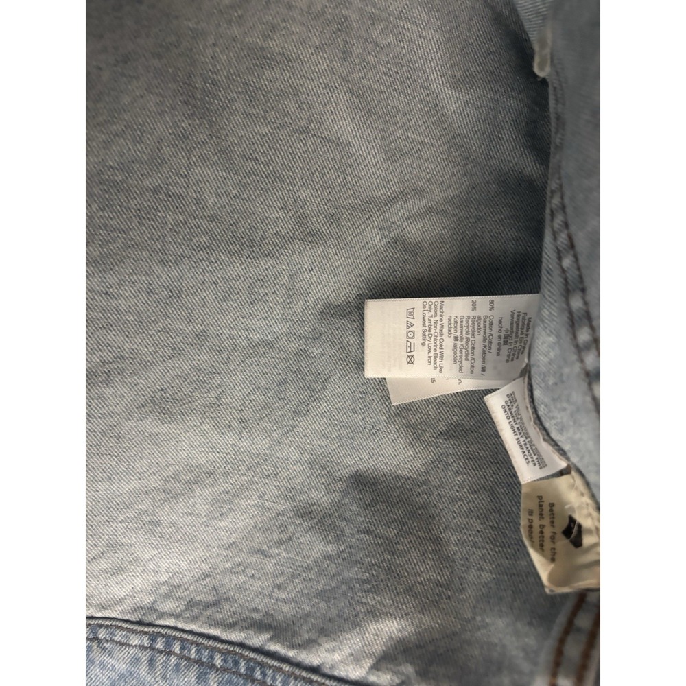 Madewell‎ Men's Denim Barn Chore Jacket in Seaford Wash Snap Button Collared SEE - Picture 7 of 10